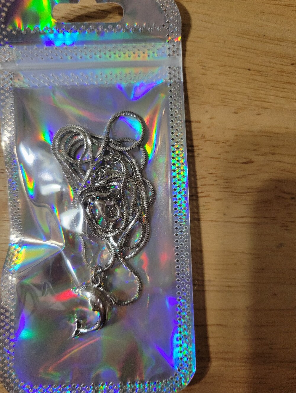 Silver Fish Pendant Necklace - Silver